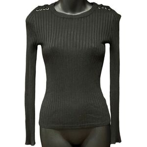 Y2K Pink Republic Black Ribber Sweater Junior’s XS